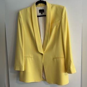 Judith & Charles Yellow boyfriend blazer size 4